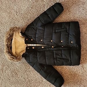 Old Navy 4T puffer coat black